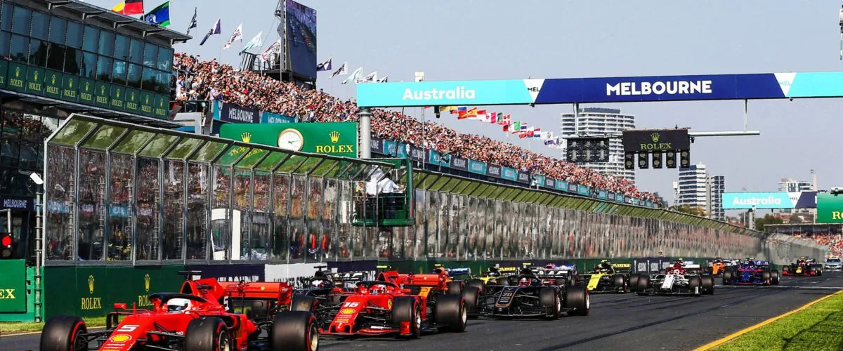 Départ du Grand Prix d’Australie de Formule 1 à Melbourne