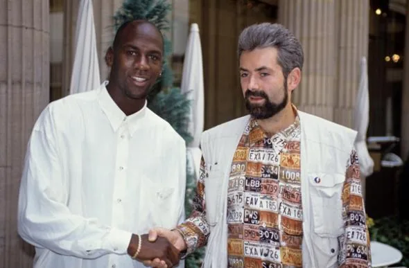 George Eddy et Michael Jordan