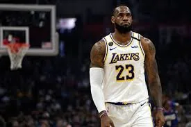 LeBron James sous le maillot des Lakers