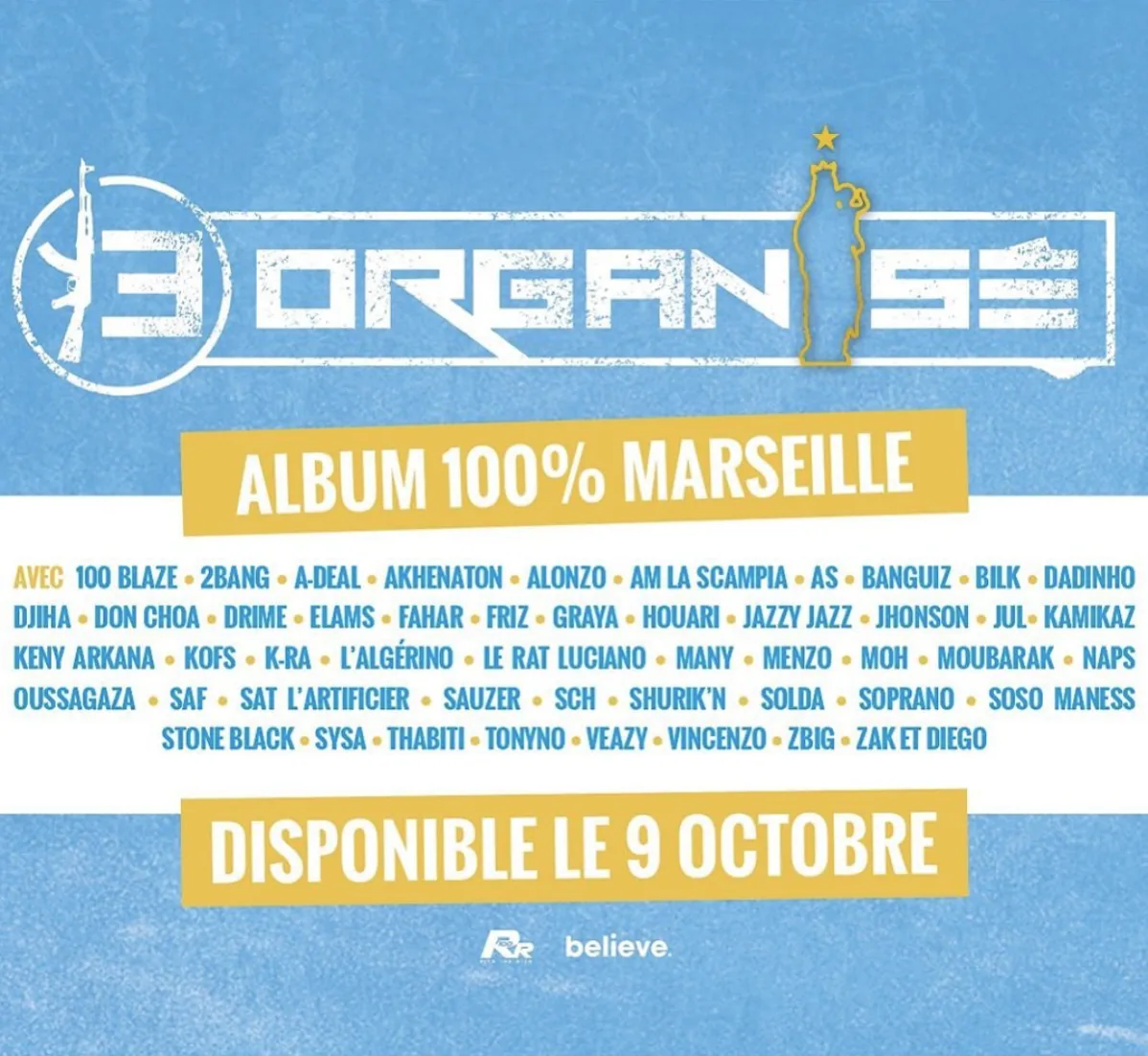 Affiche de l’album « 13 Organisé »