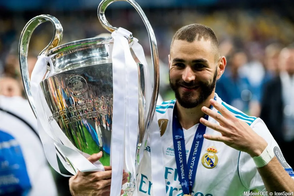 Karim Benzema avec la Ligue des champions