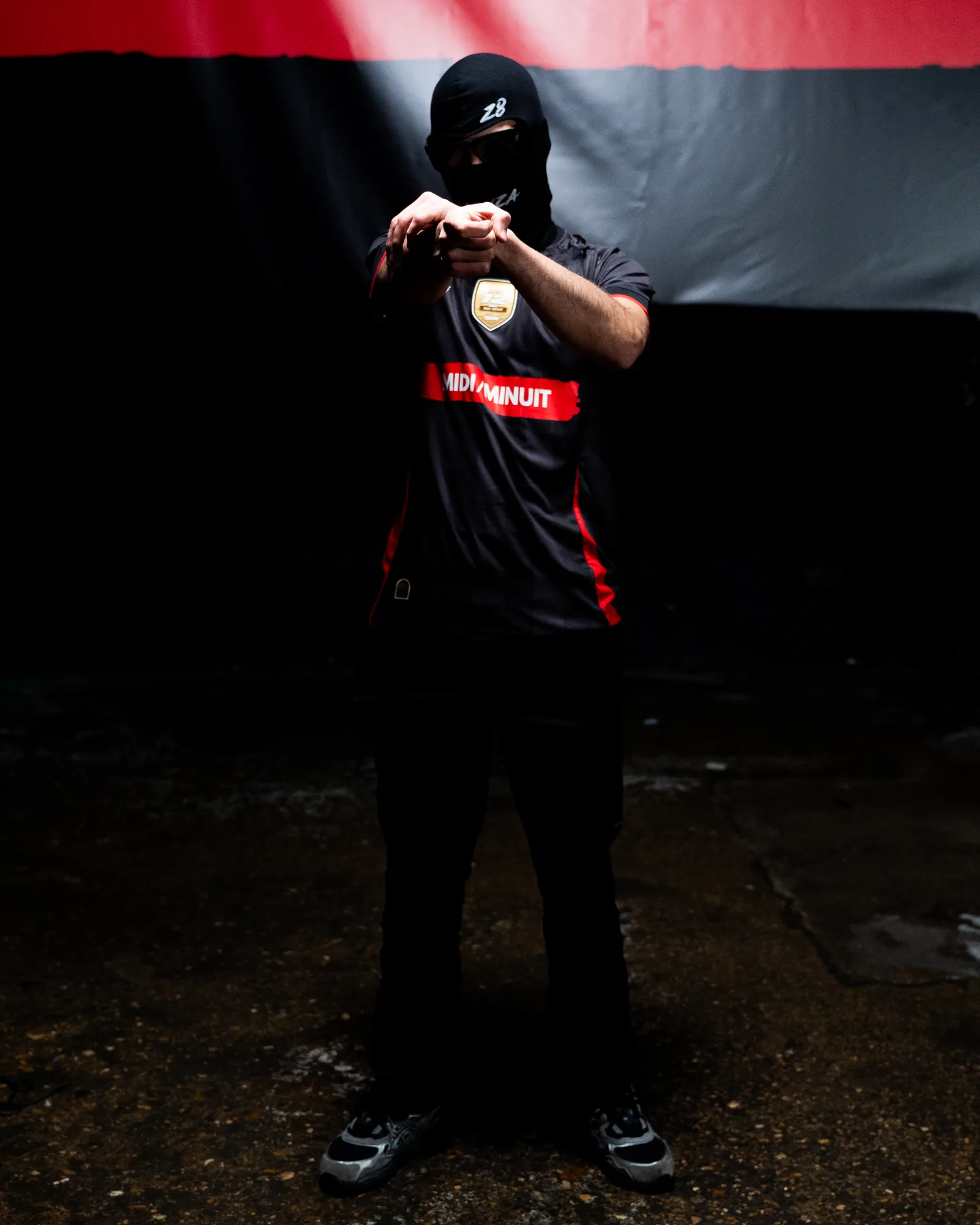 Zabuza cagoulé en maillot Midi/Minuit